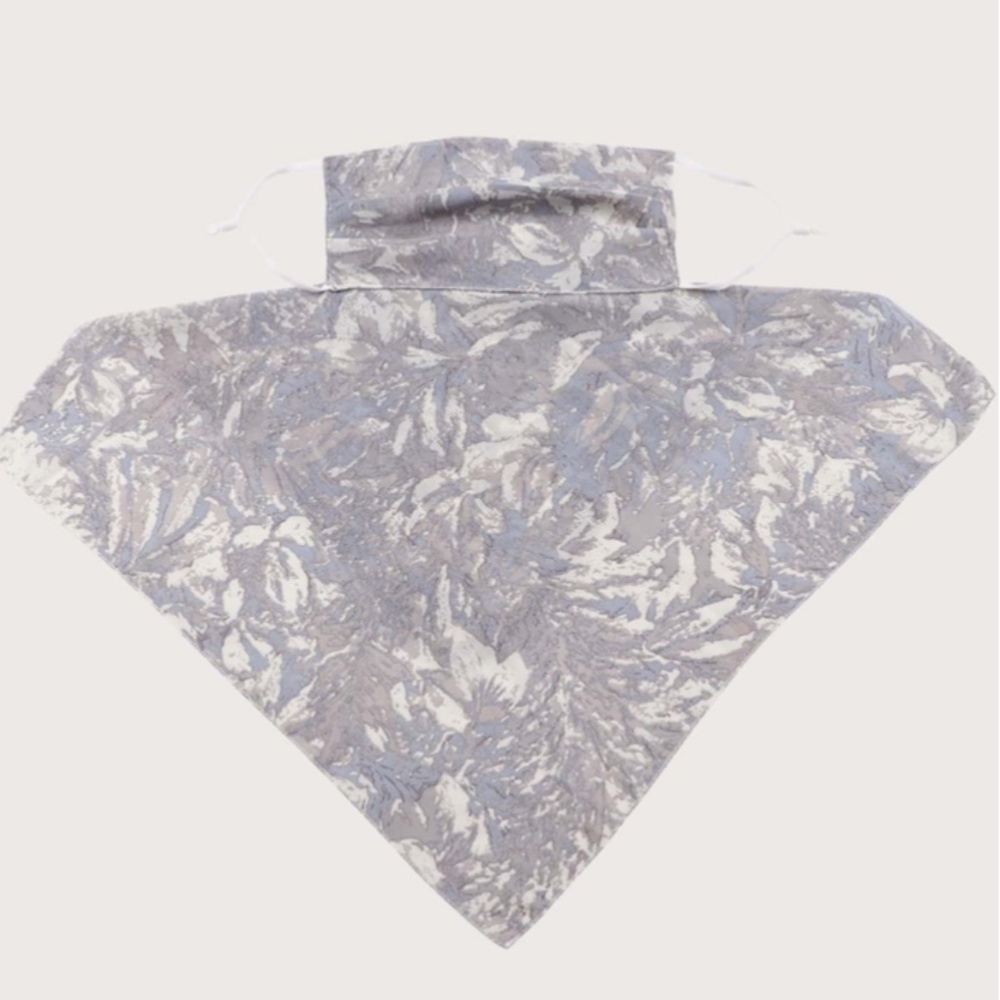 Acid Wash Scarf Mask GREY GRAY - Picture 2 of 11